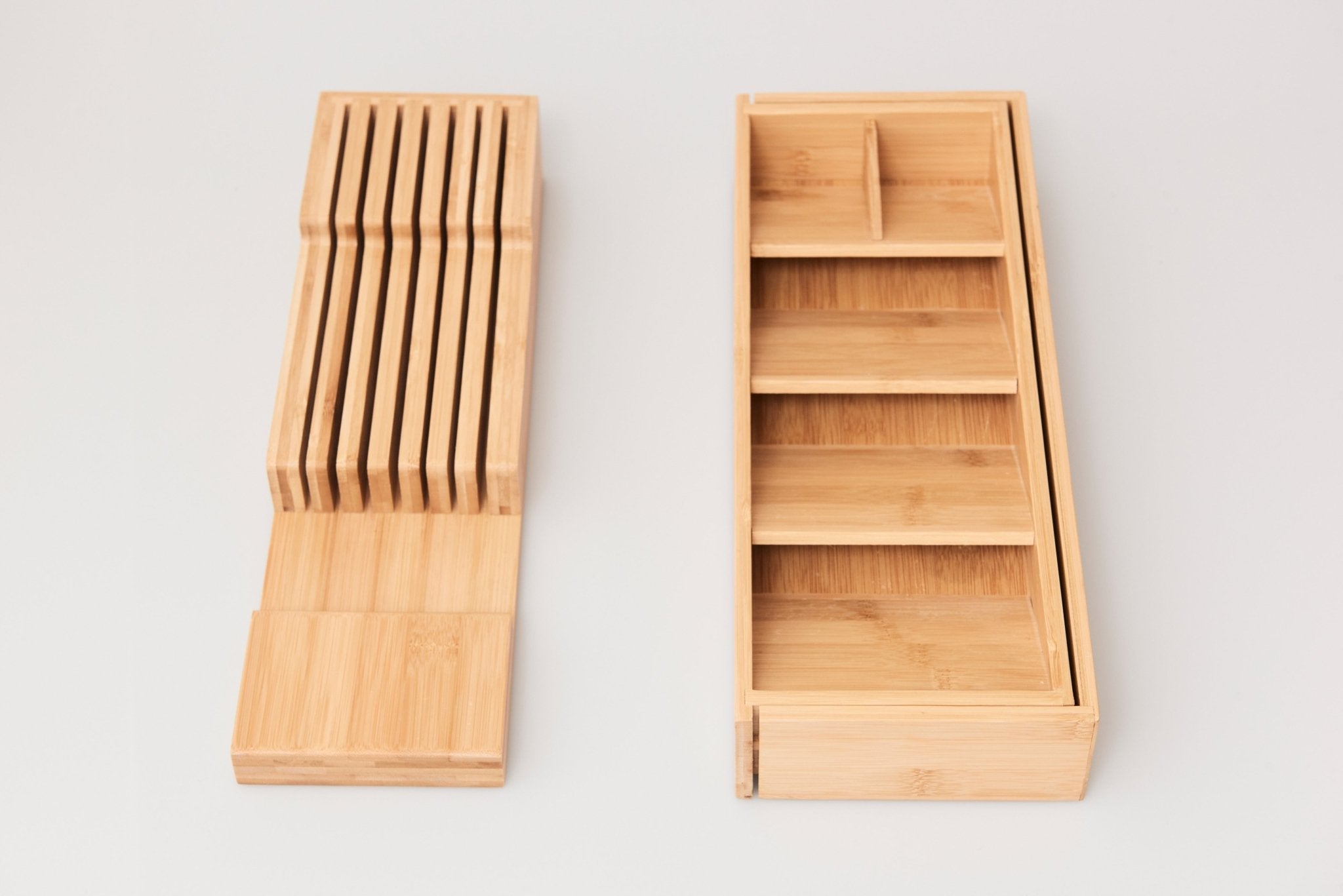 Premium Bamboo Knife Drawer Organiser | Kitchen & Homeware Australia | Pullen and Co