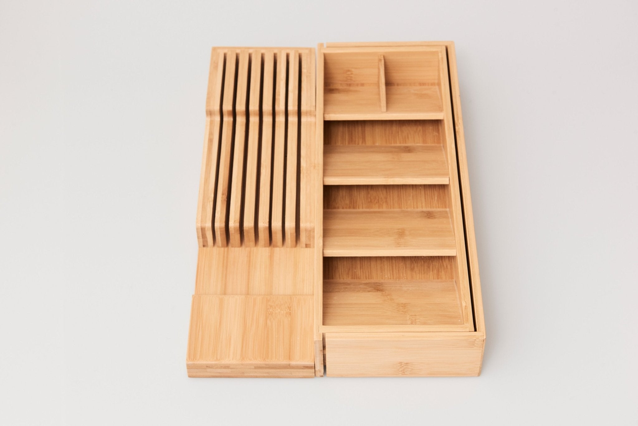 Premium Bamboo Knife Drawer Organiser | Kitchen & Homeware Australia | Pullen and Co