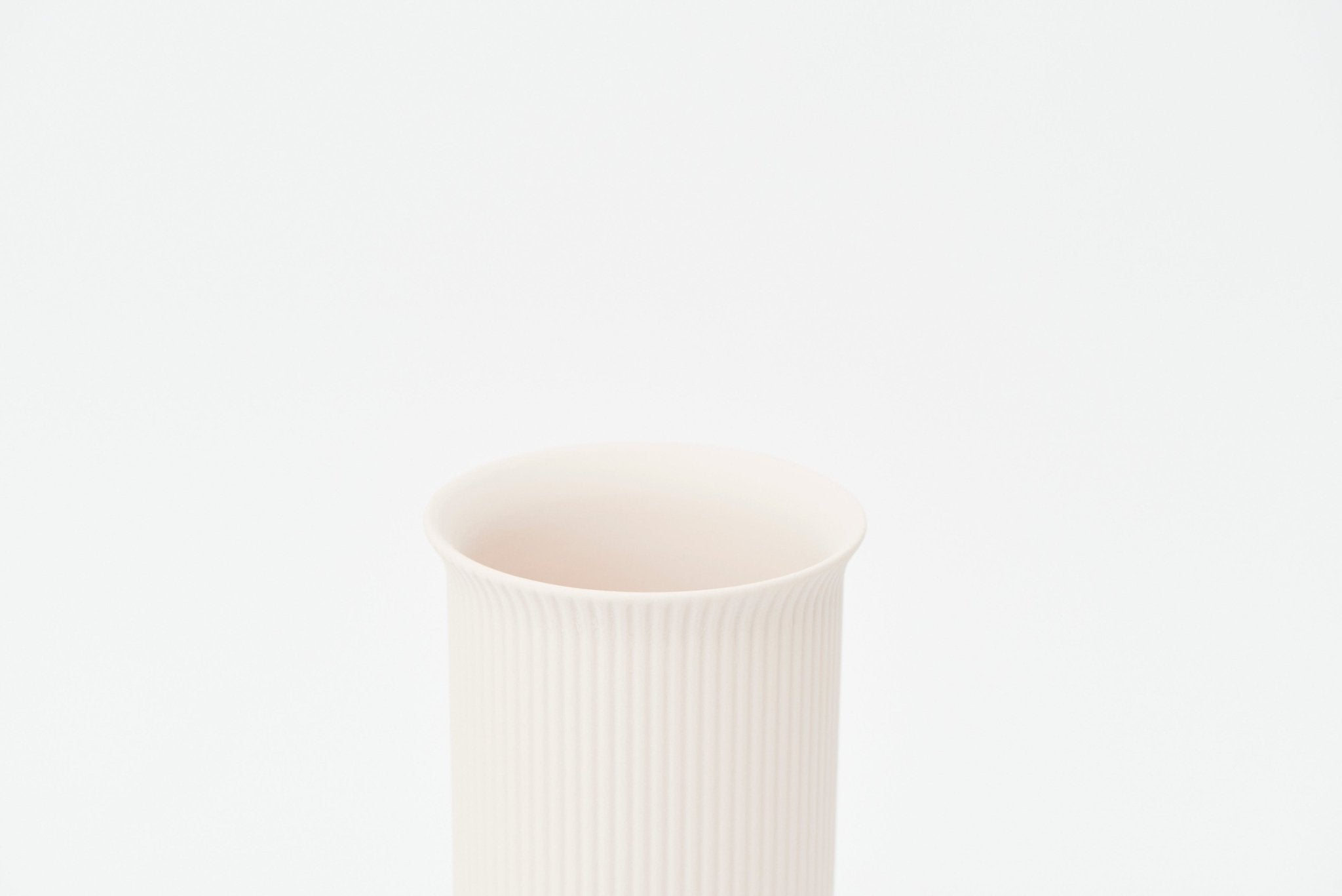Hayley - Ribbed Blush Vase | Kitchen & Homeware Australia | Pullen and Co