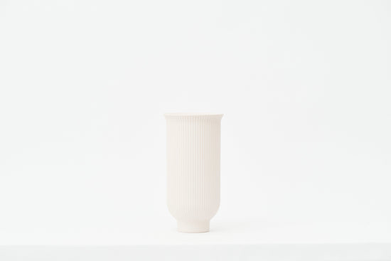 Pullen and Co Home Decor Hayley - Ribbed Blush Vase (7641530138795)
