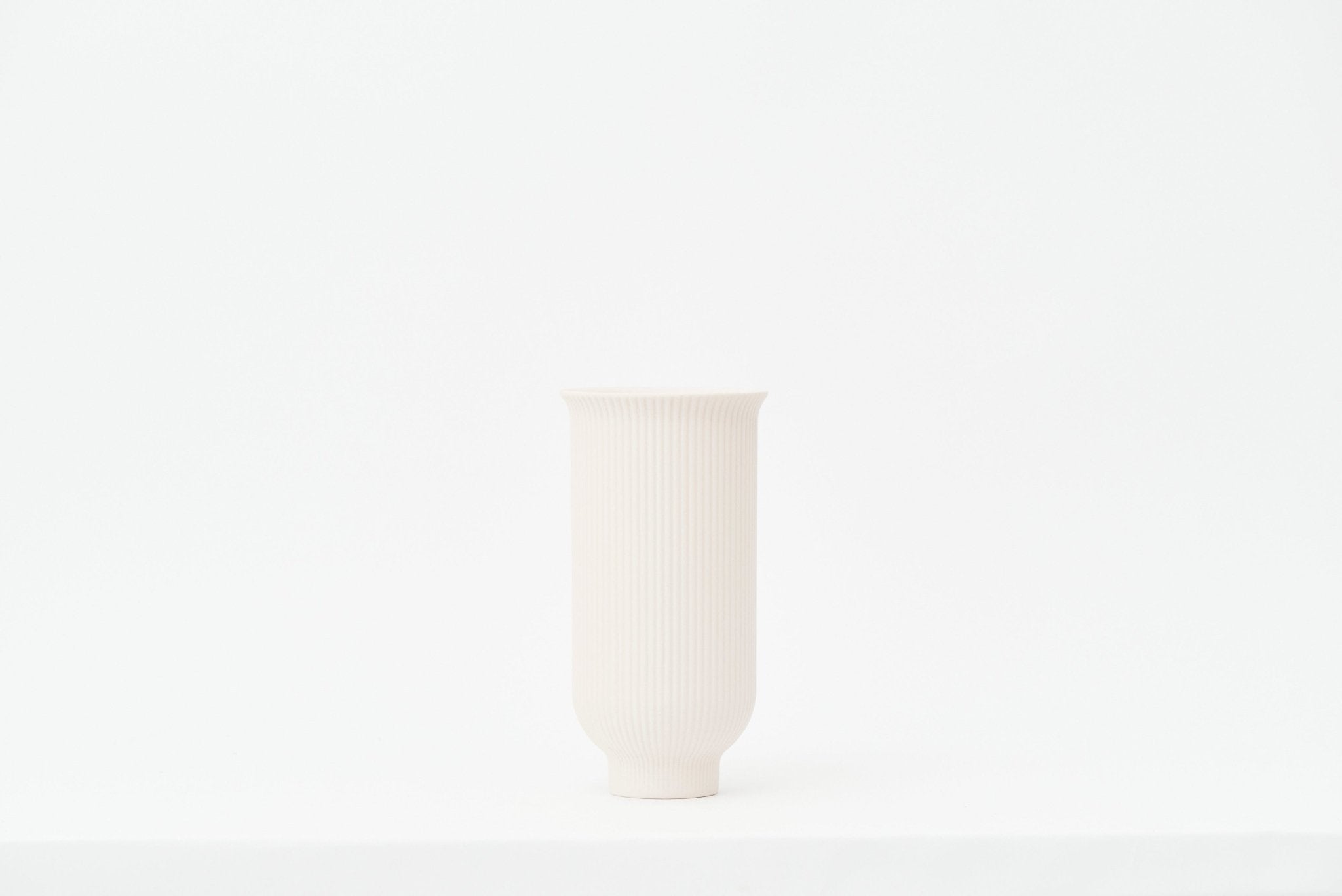 Hayley - Ribbed Blush Vase | Kitchen & Homeware Australia | Pullen and Co