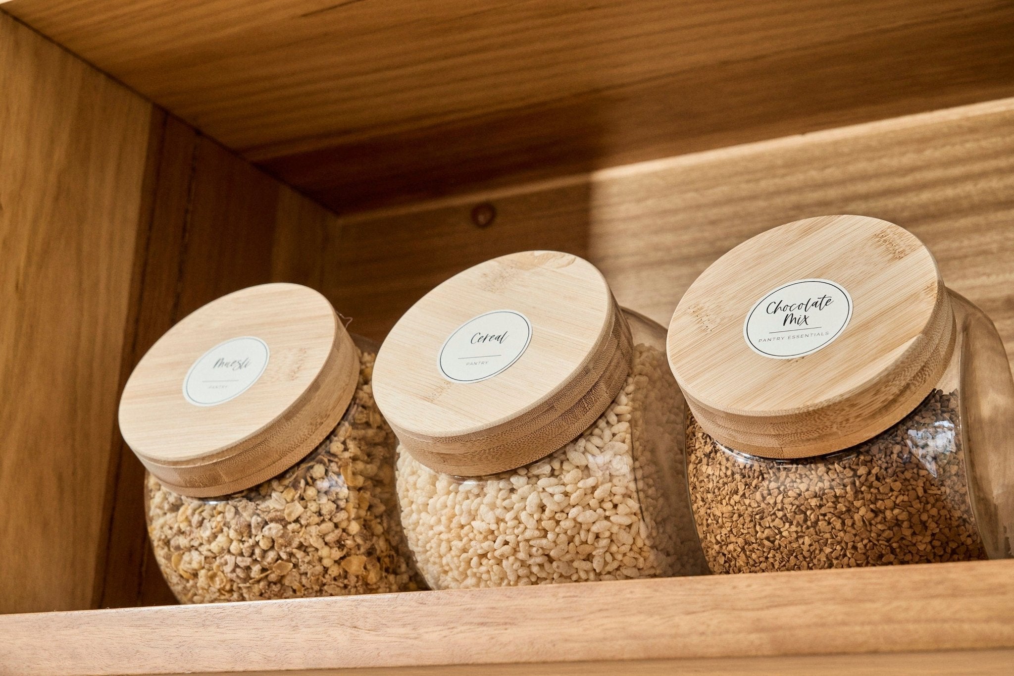 Ivory Round Sticker Labels (Custom) | Kitchen & Homeware Australia | Pullen and Co