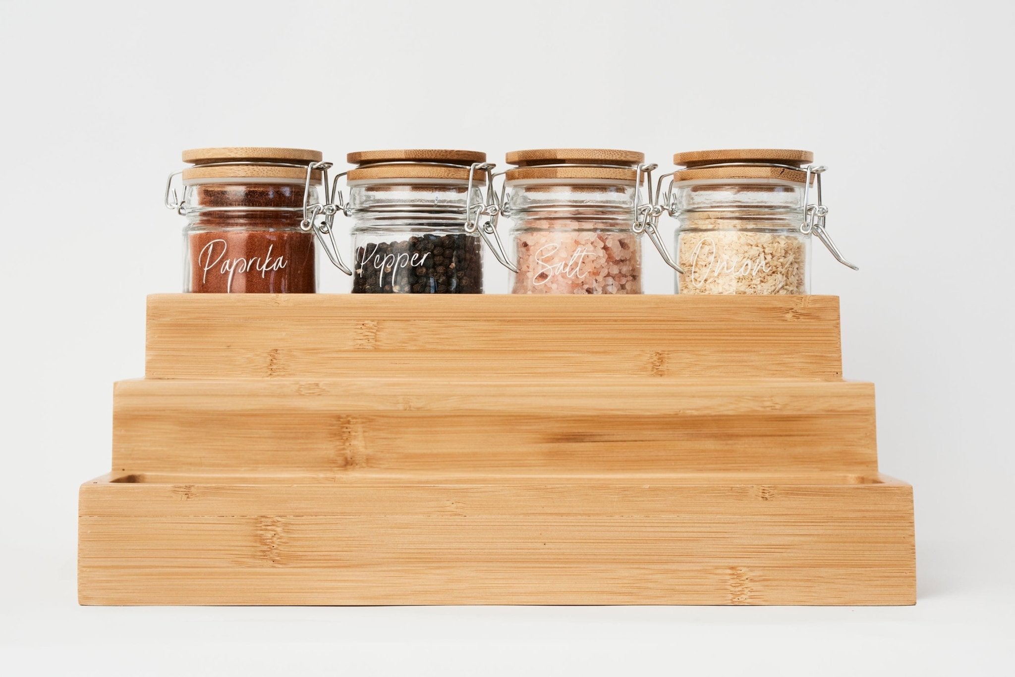 12 - Piece Spice Clip Jar Set (FREE LABELS) | Kitchen & Homeware Australia | Pullen and Co