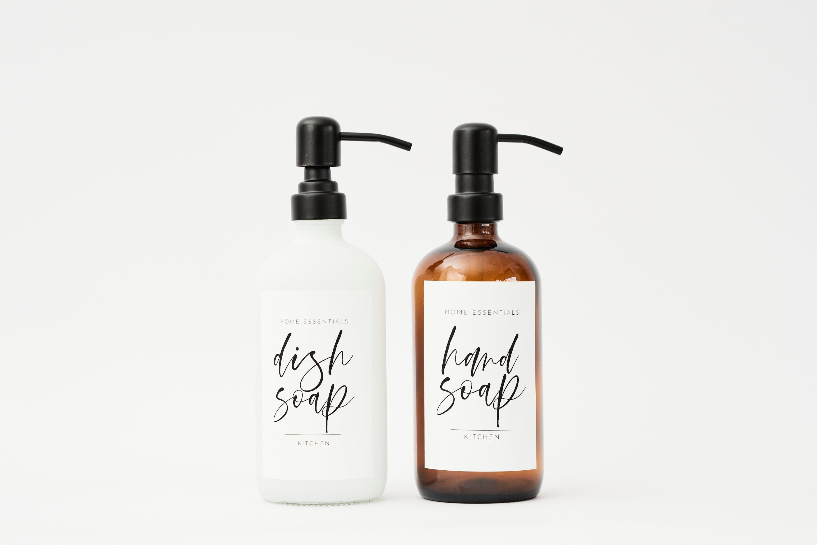 Pullen and Co 500ml Glass Soap Bottle (6727301202091)