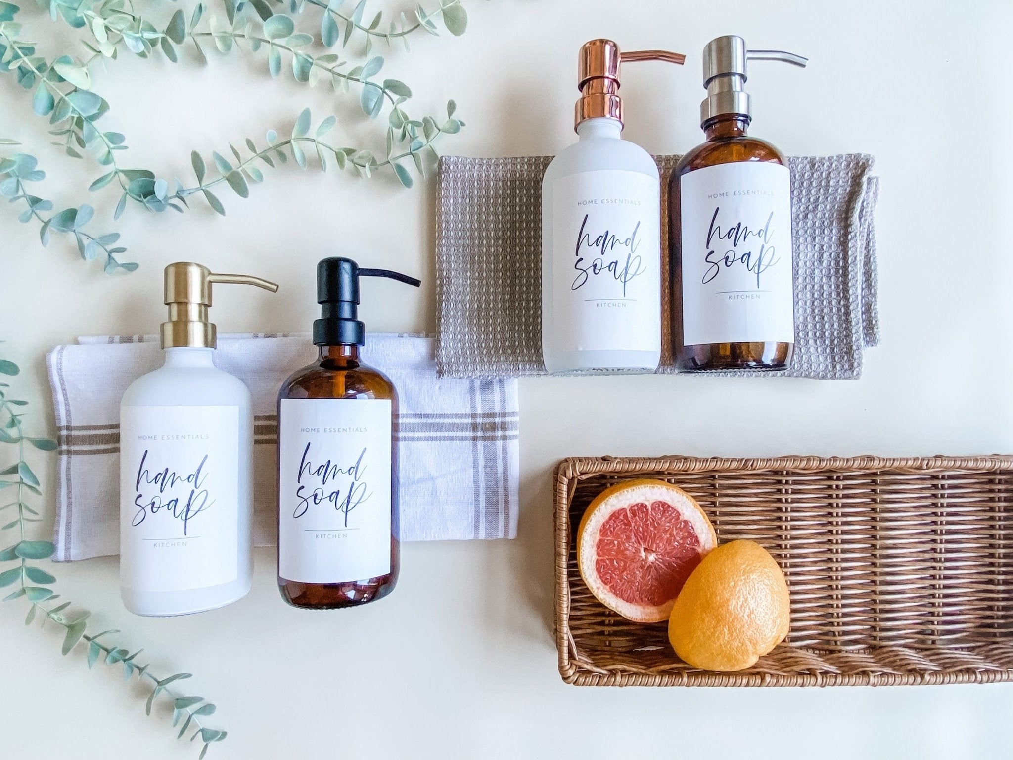 500ml Glass Soap Bottle | Kitchen & Homeware Australia | Pullen and Co
