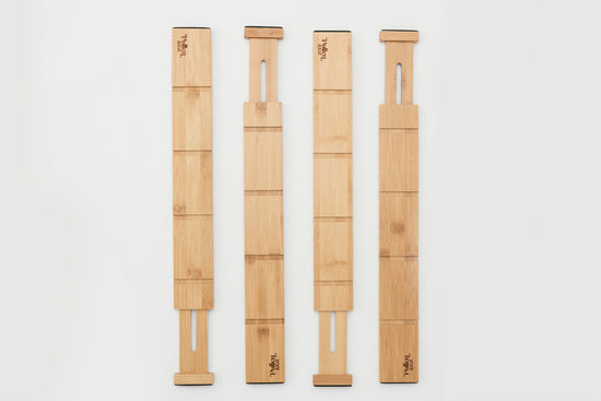 Pullen and Co Bamboo Drawer Dividers with inserts (10-piece Set) (7217436819627)