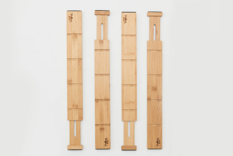 Pullen and Co Bamboo Drawer Dividers with inserts (10-piece Set) (7217436819627)