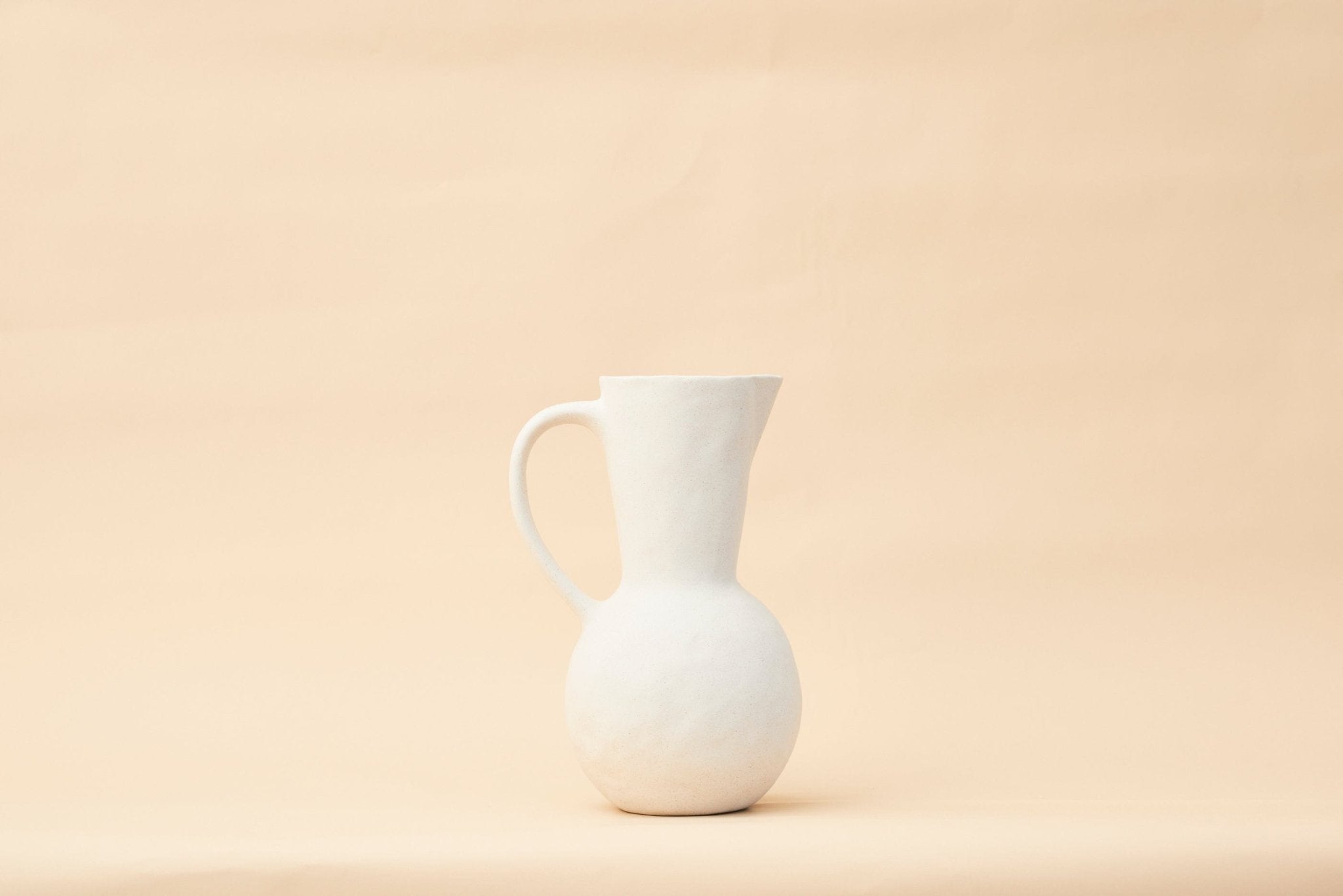 Bernadette - Organic White Sand Jug | Kitchen & Homeware Australia | Pullen and Co