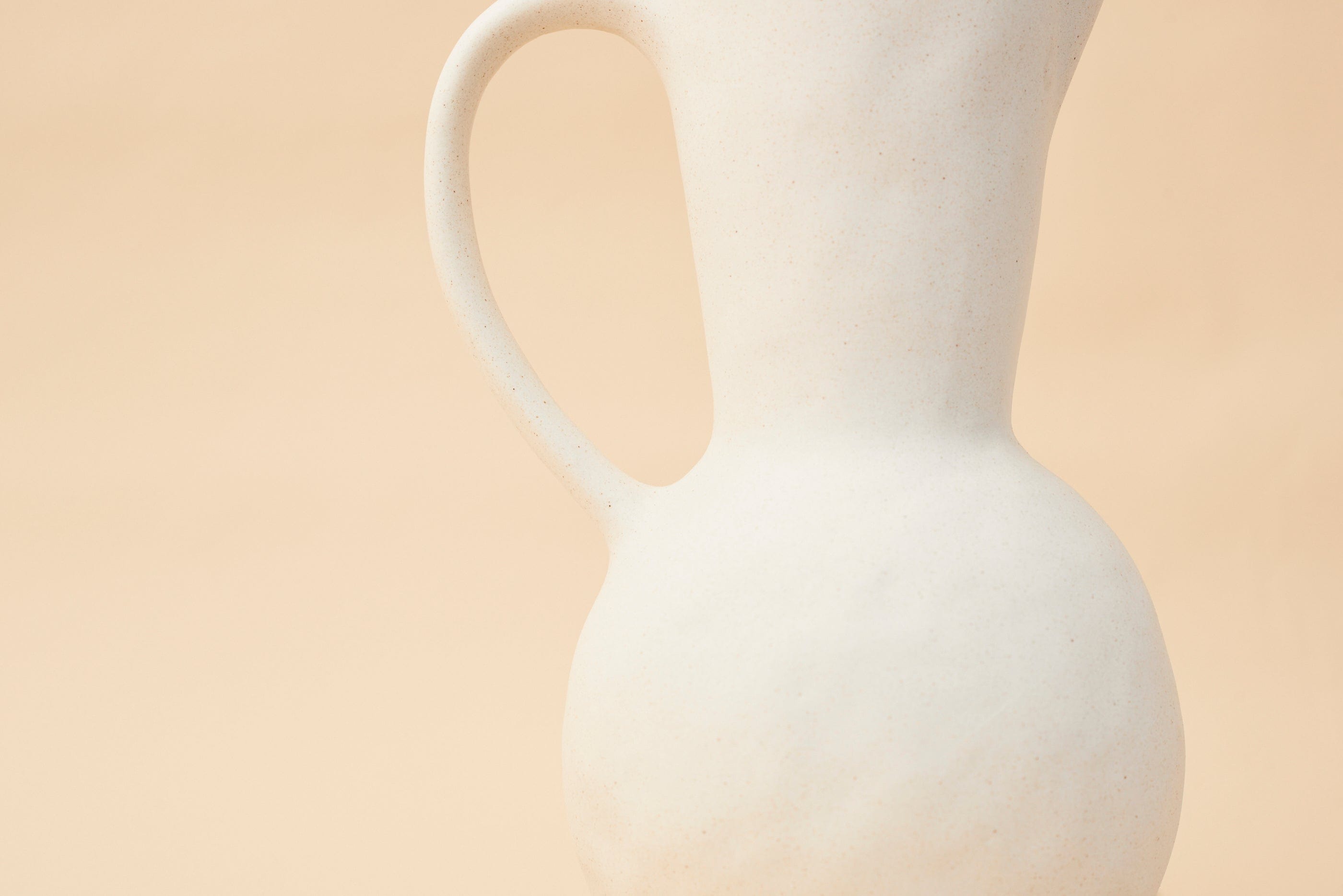 Pullen and Co Bernadette - Organic White Sand Jug (6743410049195)