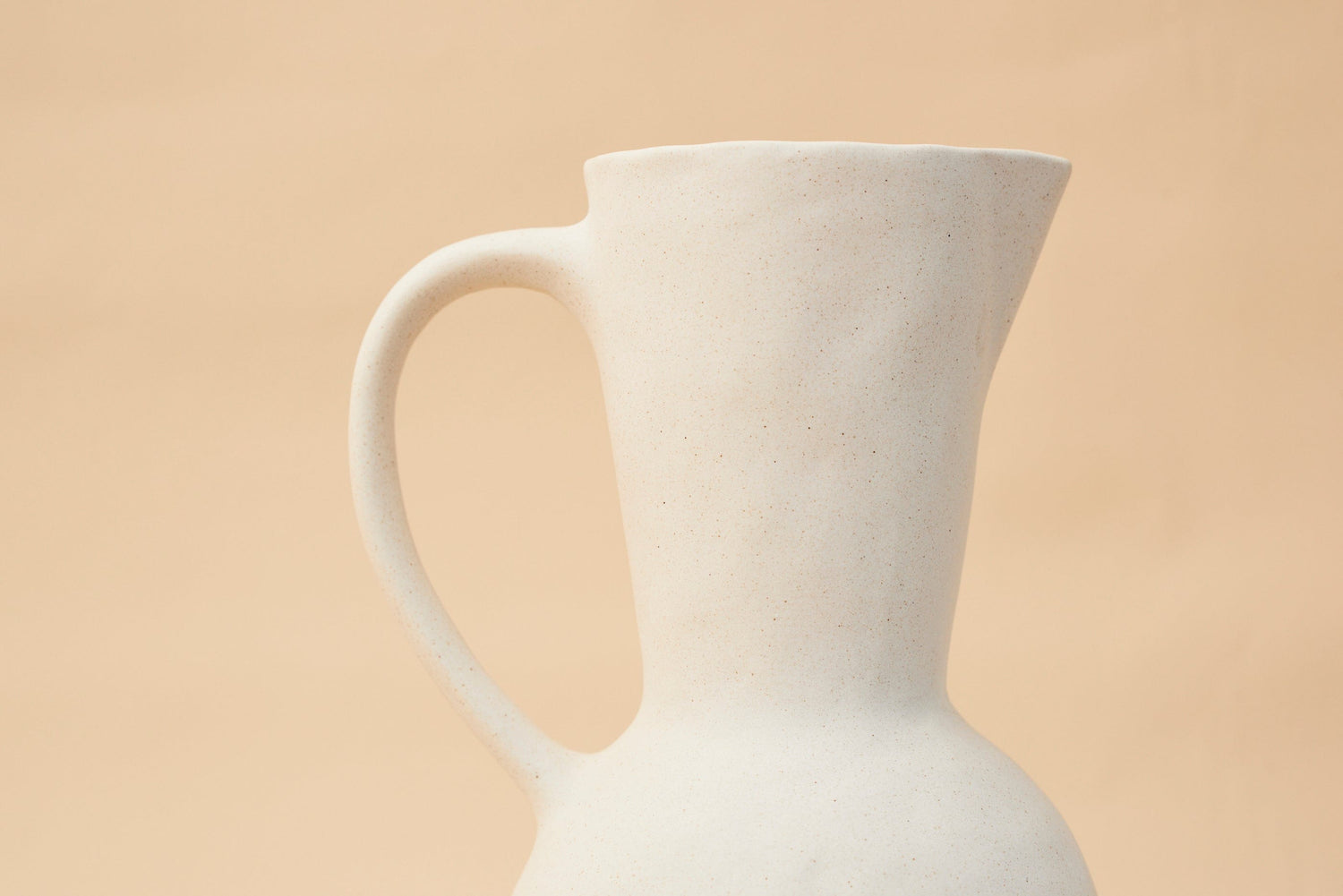 Pullen and Co Bernadette - Organic White Sand Jug (6743410049195)