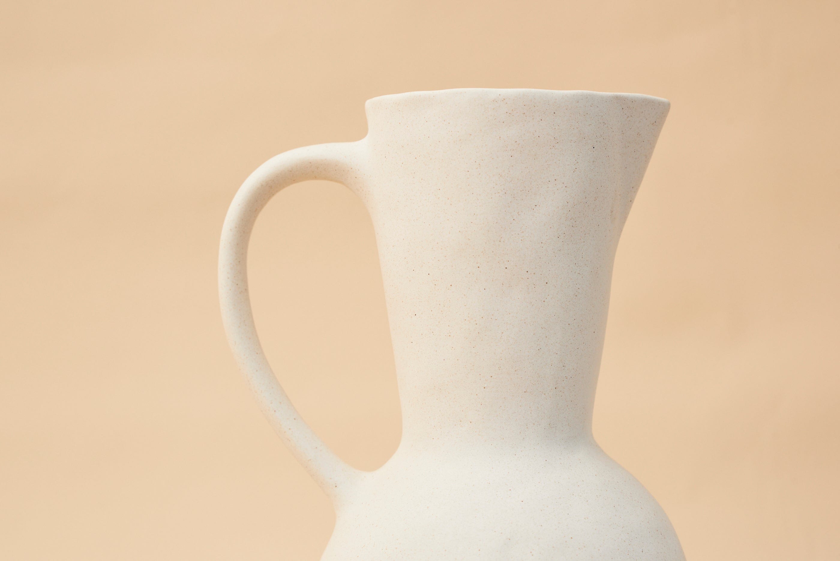 Pullen and Co Bernadette - Organic White Sand Jug (6743410049195)