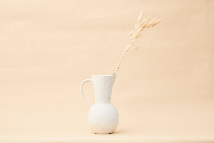 Pullen and Co Bernadette - Organic White Sand Jug (6743410049195)