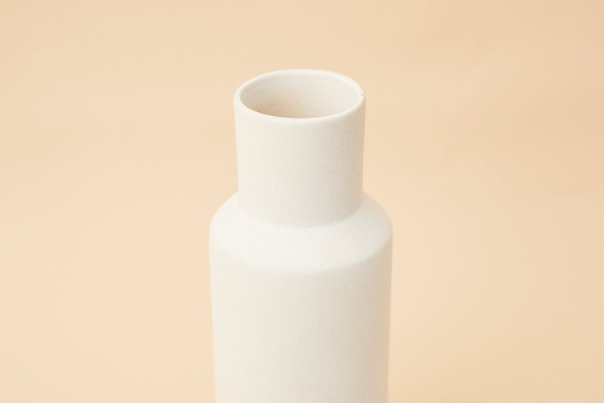 Diane - Smooth White Sand Vase | Kitchen & Homeware Australia | Pullen and Co