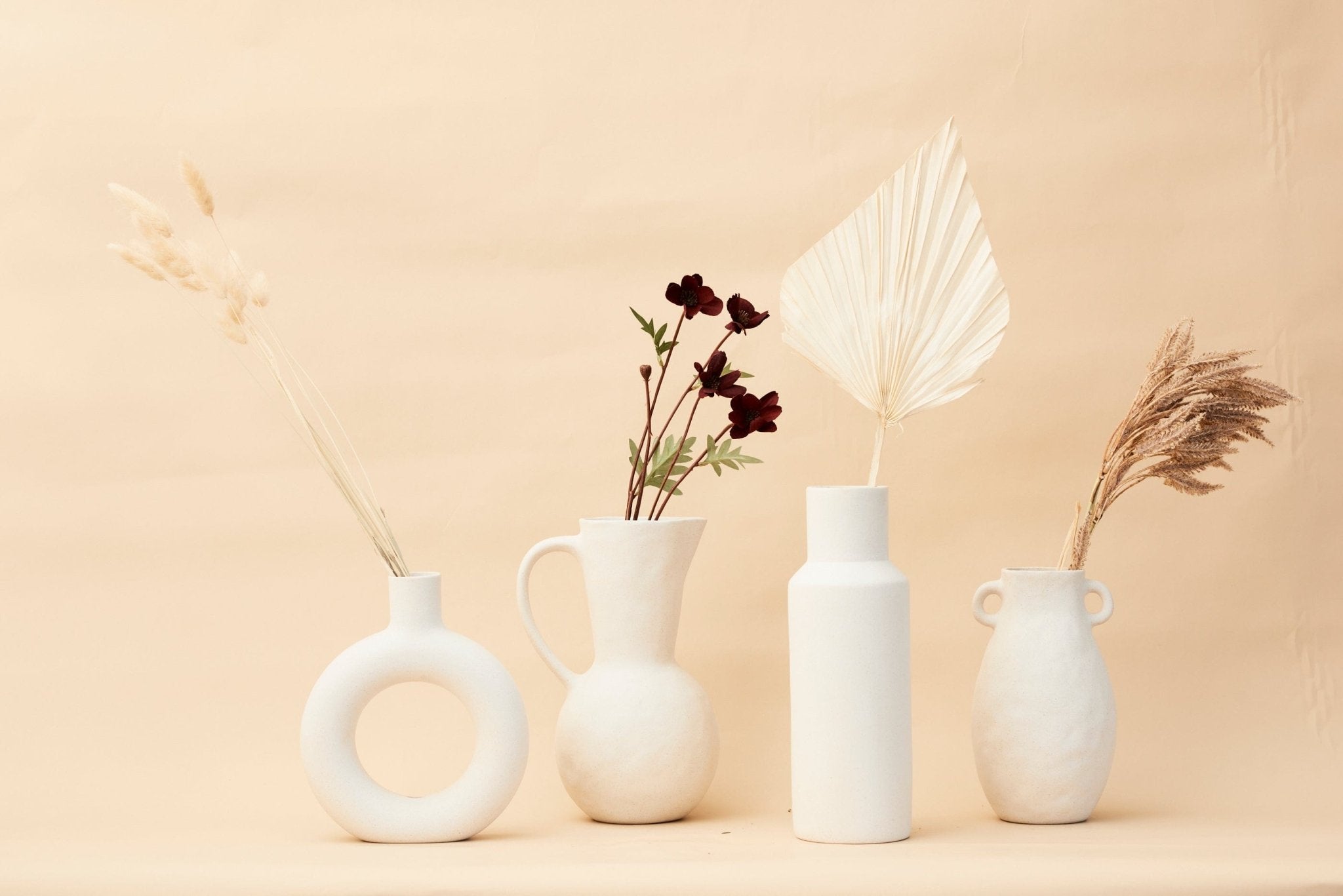 Diane - Smooth White Sand Vase | Kitchen & Homeware Australia | Pullen and Co