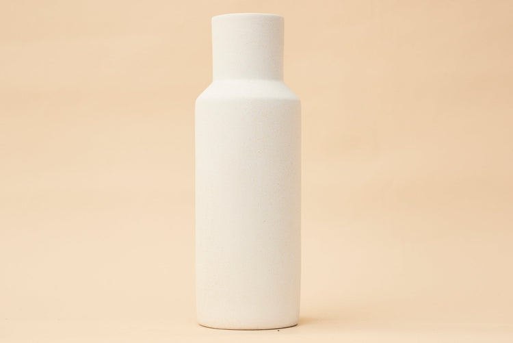 Pullen and Co Diane - Smooth White Sand Vase (6743430037675)