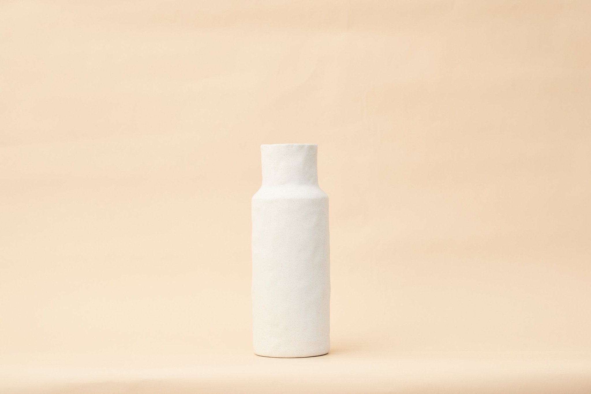 Diane - Smooth White Sand Vase | Kitchen & Homeware Australia | Pullen and Co