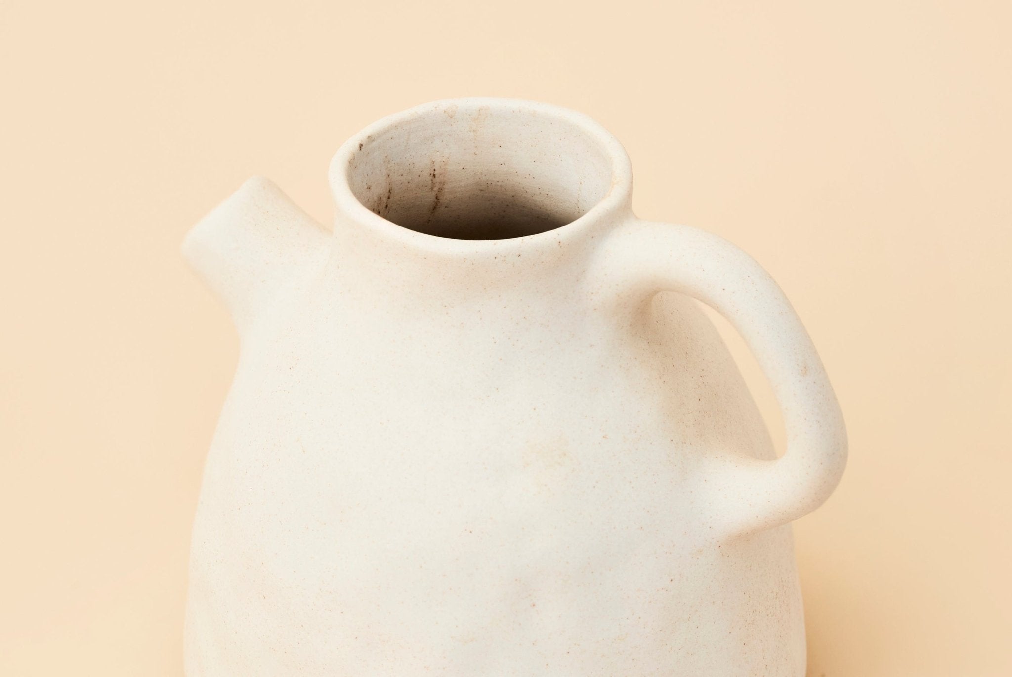 Esther - Organic White Sand Jug | Kitchen & Homeware Australia | Pullen and Co