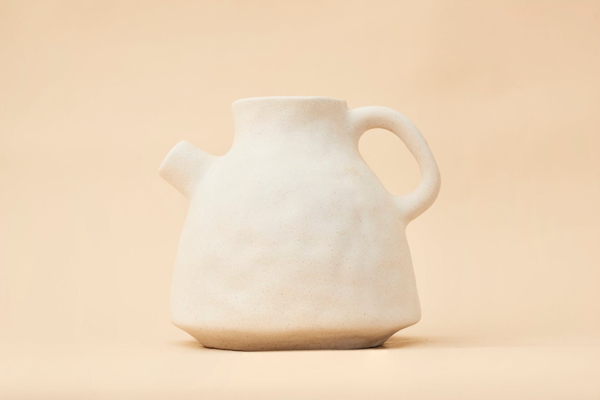 Esther - Organic White Sand Jug | Kitchen & Homeware Australia | Pullen and Co
