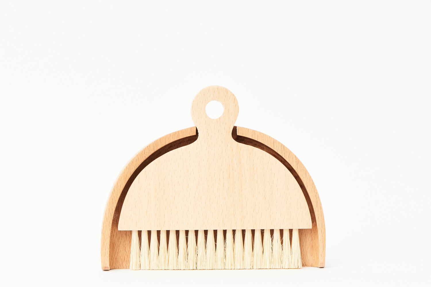 Pullen and Co Household Cleaning Supplies Table birchwood brush and dustpan (7347397296299)
