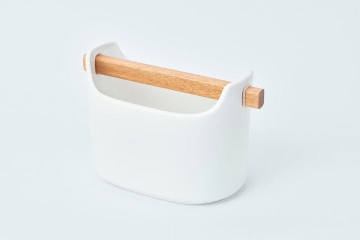 Pullen and Co Medium Nordic White Ceramic Utensil Holder (7107318153387)