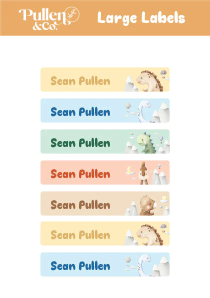 Pullen and Co Personalised Kids Sticker Labels (7506882035883)
