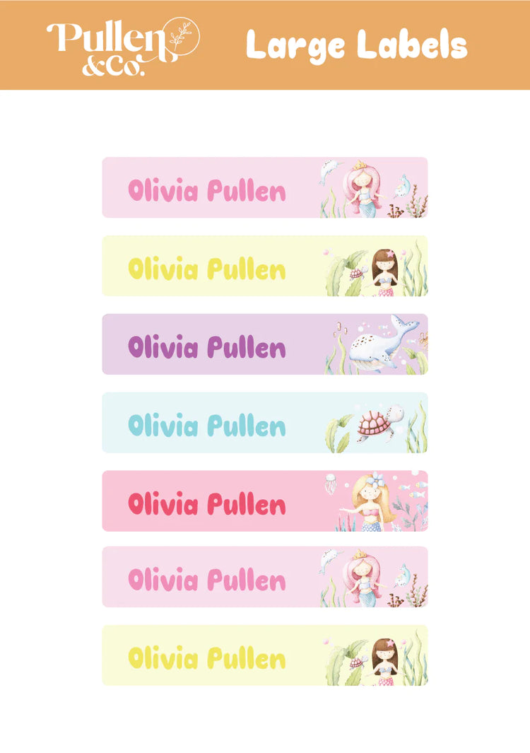 Pullen and Co Personalised Kids Sticker Labels (7506882035883)