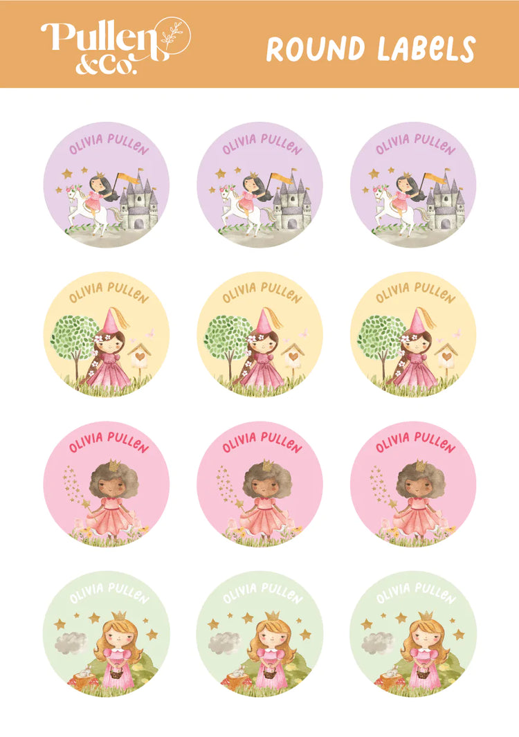 Pullen and Co Personalised Kids Sticker Labels (7506882035883)