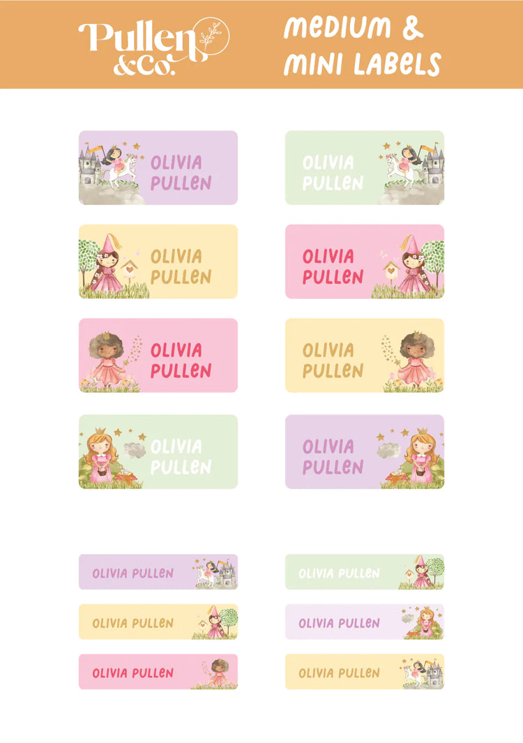 Pullen and Co Personalised Kids Sticker Labels (7506882035883)