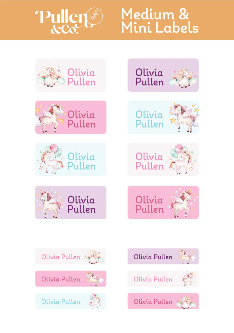 Pullen and Co Personalised Kids Sticker Labels (7506882035883)