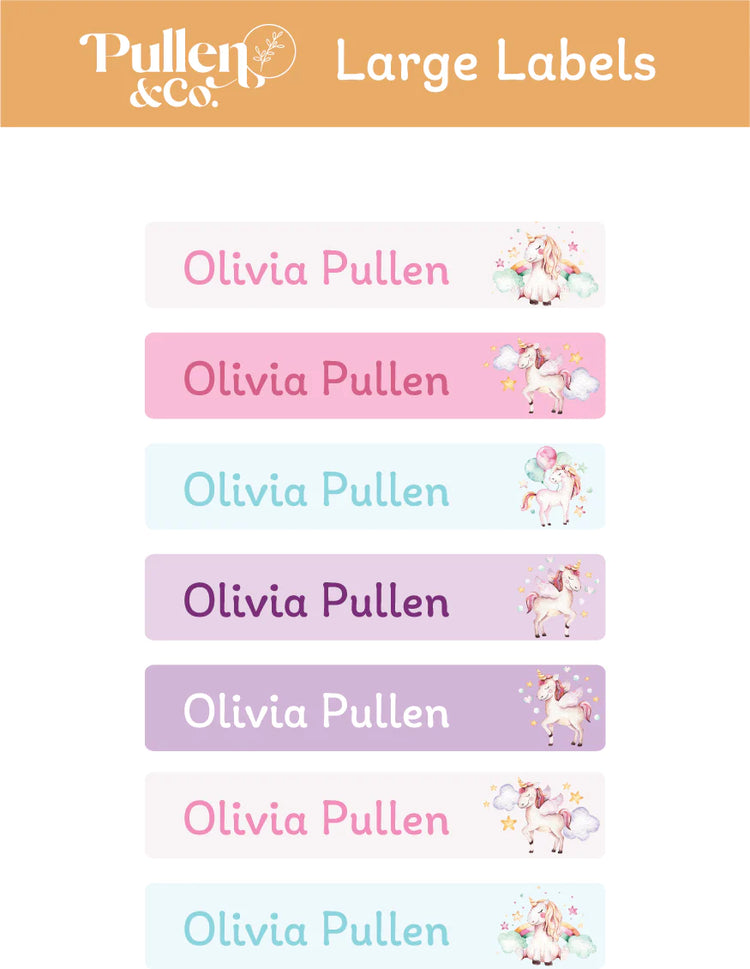 Pullen and Co Personalised Kids Sticker Labels (7506882035883)