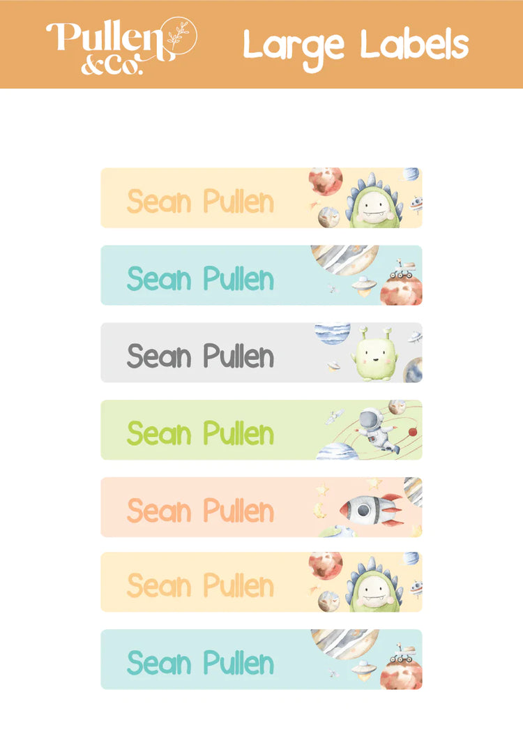 Pullen and Co Personalised Kids Sticker Labels (7506882035883)