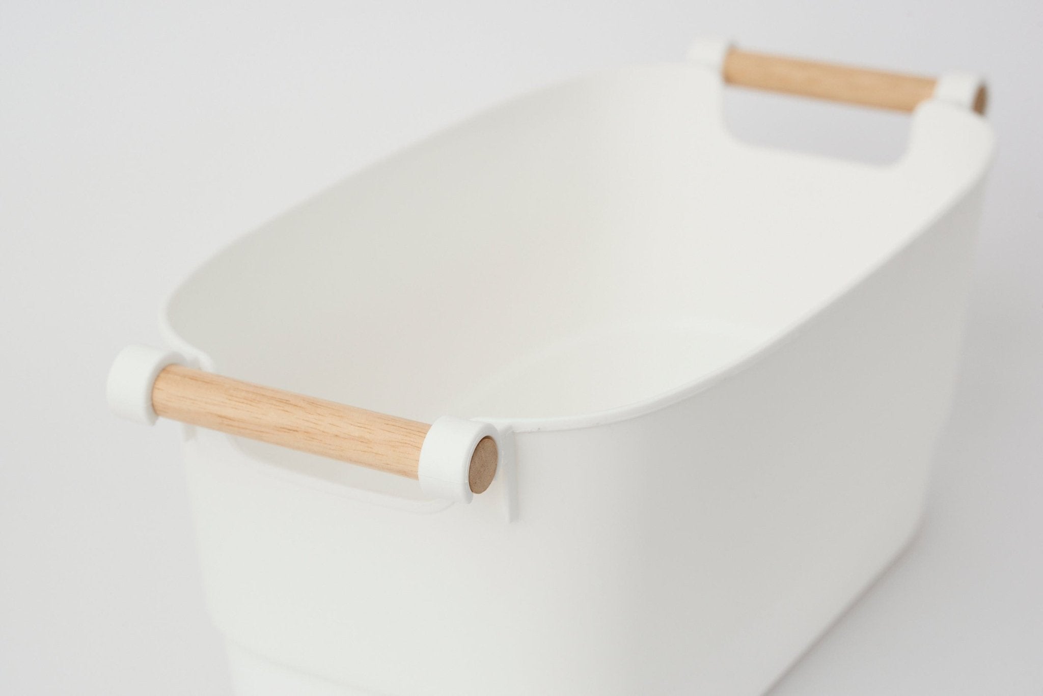 Plastic and Bamboo Storage Basket | Kitchen & Homeware Australia | Pullen and Co