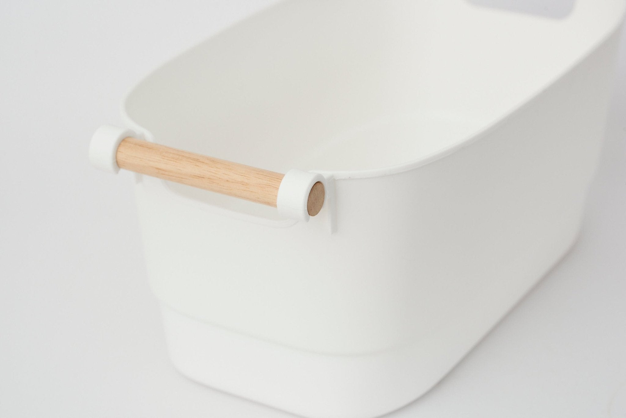Plastic and Bamboo Storage Basket | Kitchen & Homeware Australia | Pullen and Co