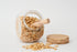 Pullen and Co Tilted Glass Storage Jar with Wooden Lid (6626413772971)