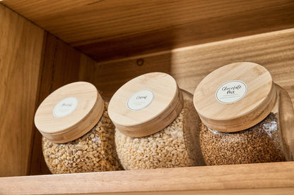 Ivory Round Sticker Labels (Custom) | Kitchen &amp; Homeware Australia | Pullen and Co