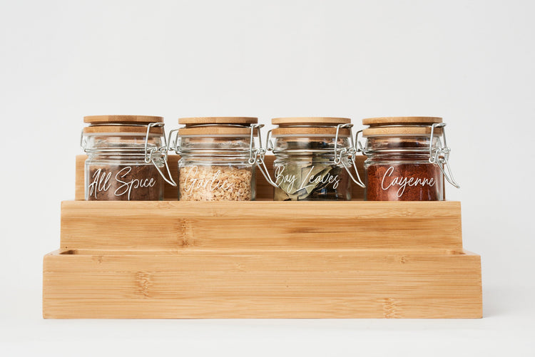 Pullen and Co 12-Piece Spice Clip Jar Set (FREE LABELS) (6626407645355)