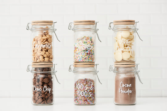 Pullen and Co 250 ml Spice Clip Jars 6 Piece Set (7532397920427)