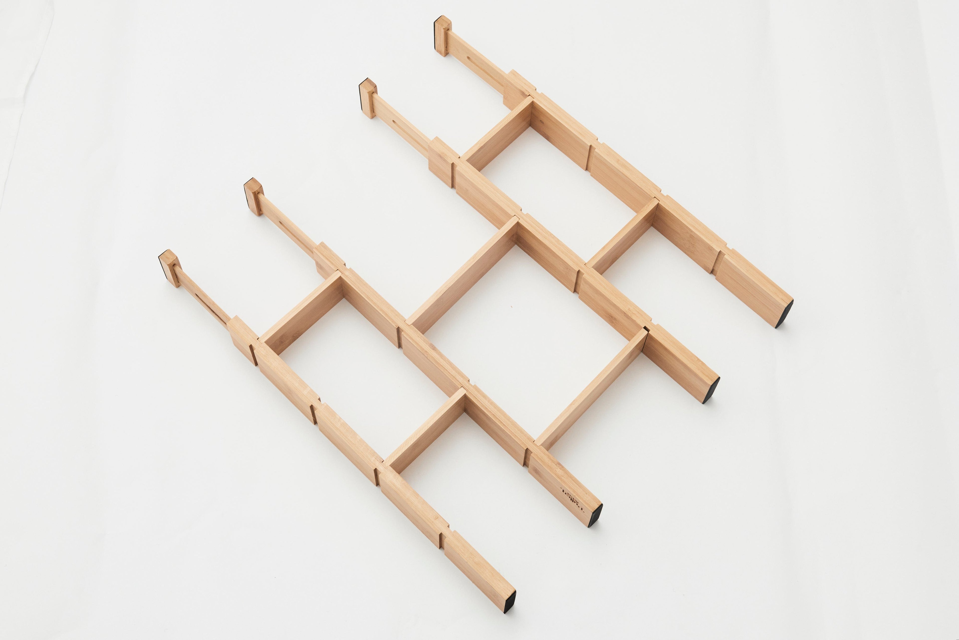 Pullen and Co Bamboo Drawer Dividers with inserts (10-piece Set) (7217436819627)