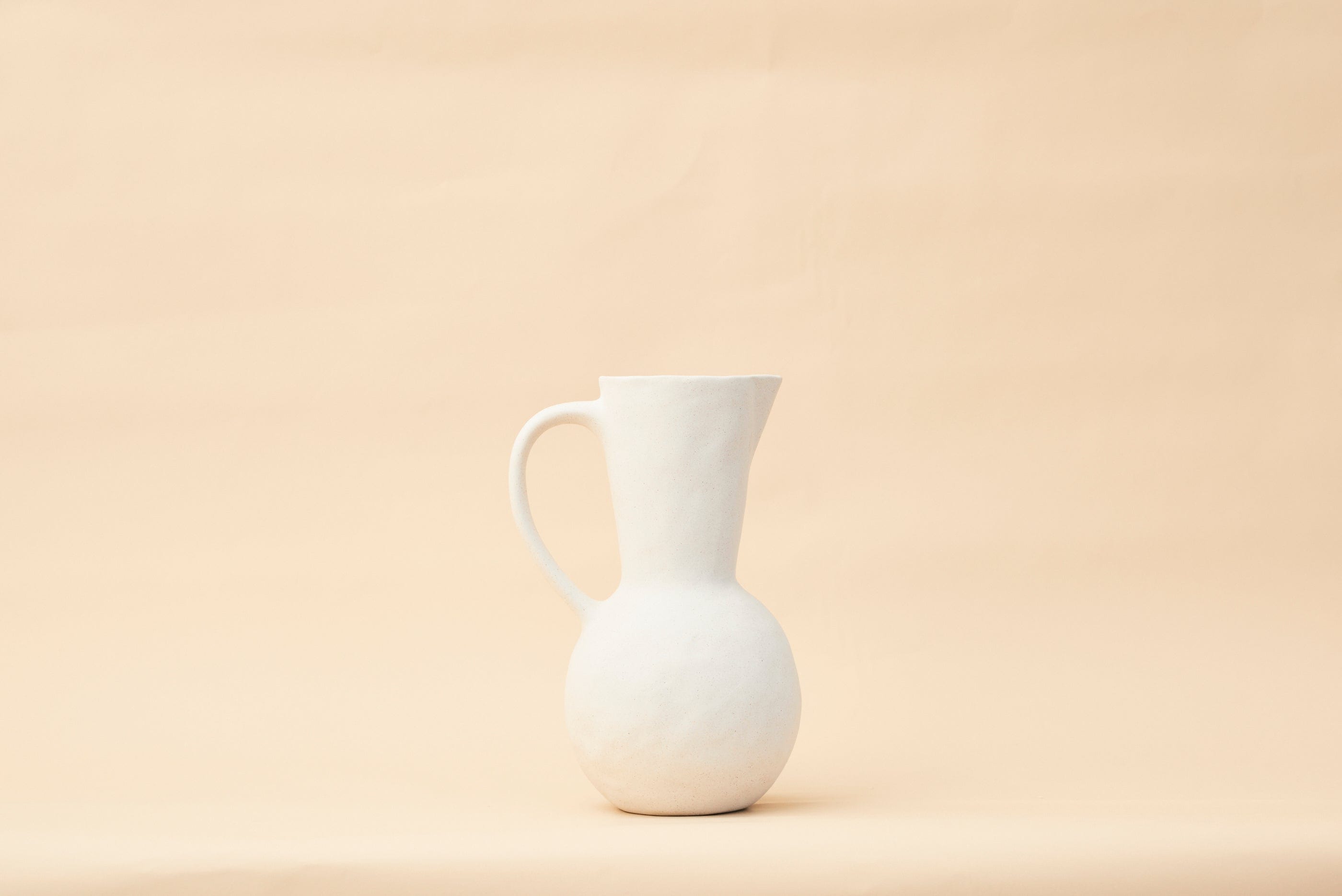 Pullen and Co Bernadette - Organic White Sand Jug (6743410049195)