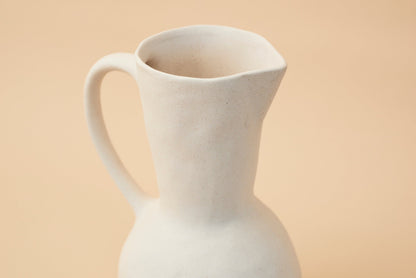 Pullen and Co Bernadette - Organic White Sand Jug (6743410049195)