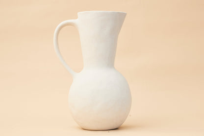 Pullen and Co Bernadette - Organic White Sand Jug (6743410049195)