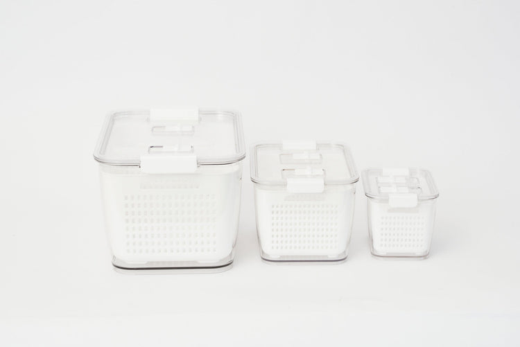 Pullen and Co Classic White Ultra-Fresh Saver Containers (6727243333803)