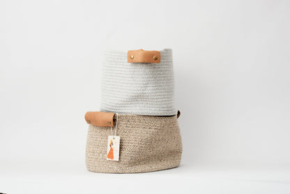 Pullen and Co Cotton Rope Basket (FREE LABELS) (6729411559595)