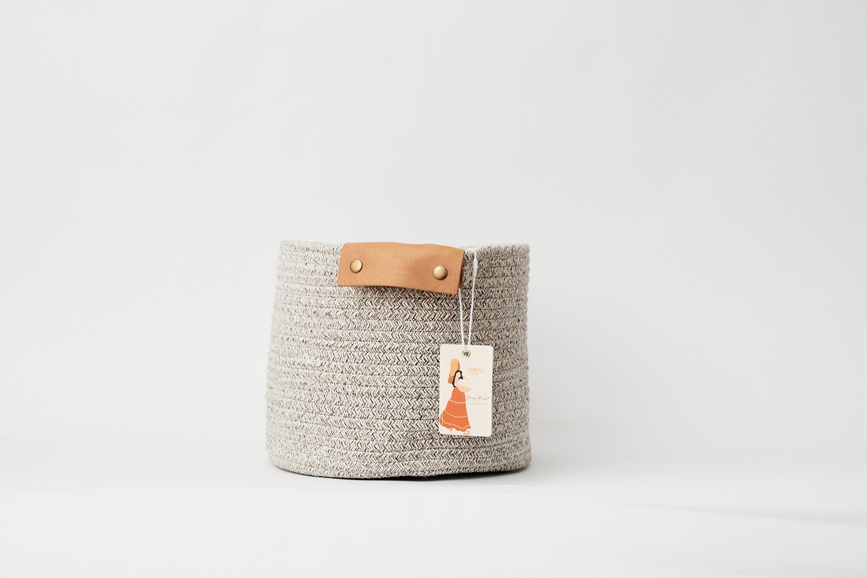 Pullen and Co Cotton Rope Basket (FREE LABELS) (6729411559595)