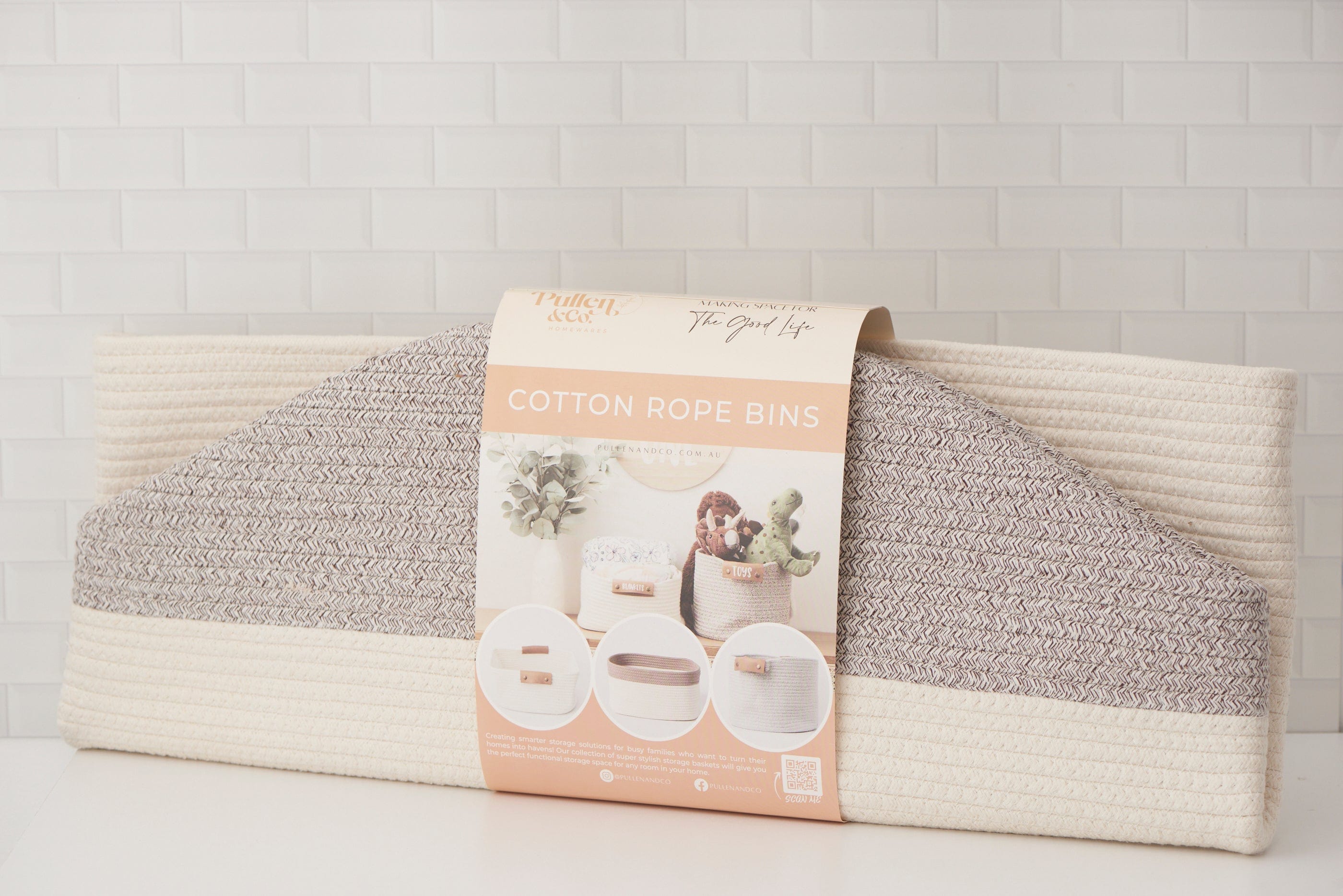 Pullen and Co Denver - Cotton Rope Basket (7263252906155)