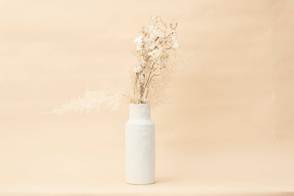 Pullen and Co Diane - Smooth White Sand Vase (6743430037675)