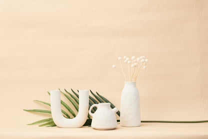 Pullen and Co Esther - Organic White Sand Jug (6743432364203)