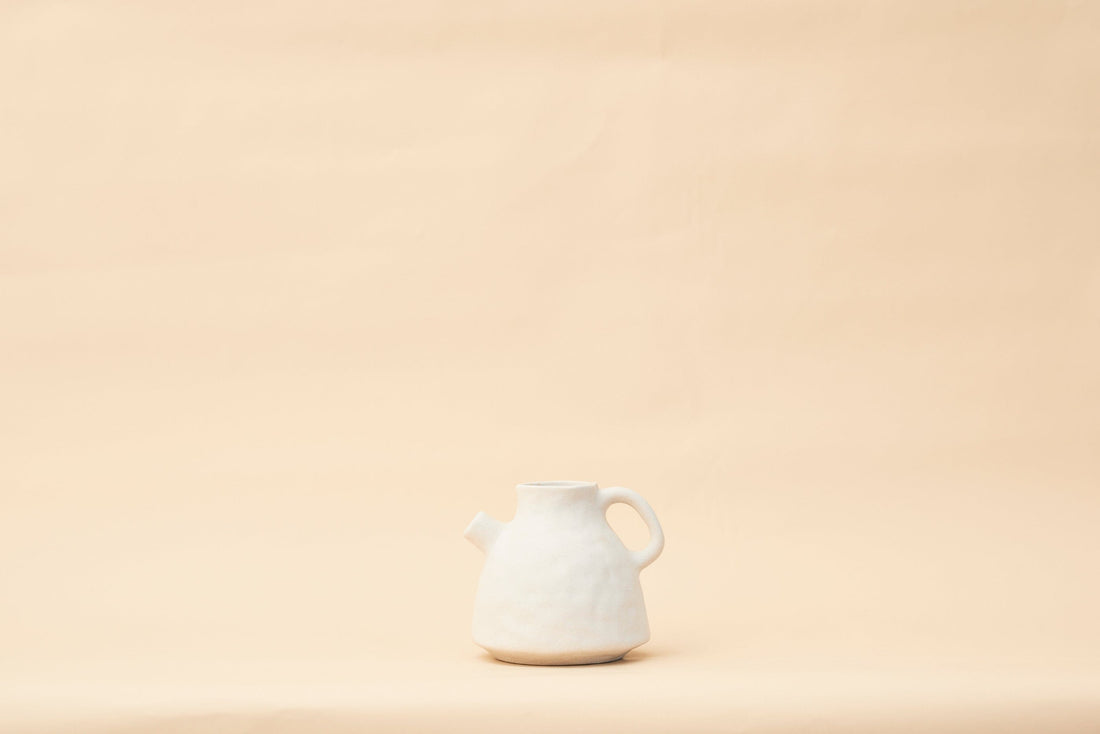 Pullen and Co Esther - Organic White Sand Jug (6743432364203)