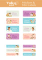 Pullen and Co Fairies Personalised Kids Sticker Labels (7506882035883)