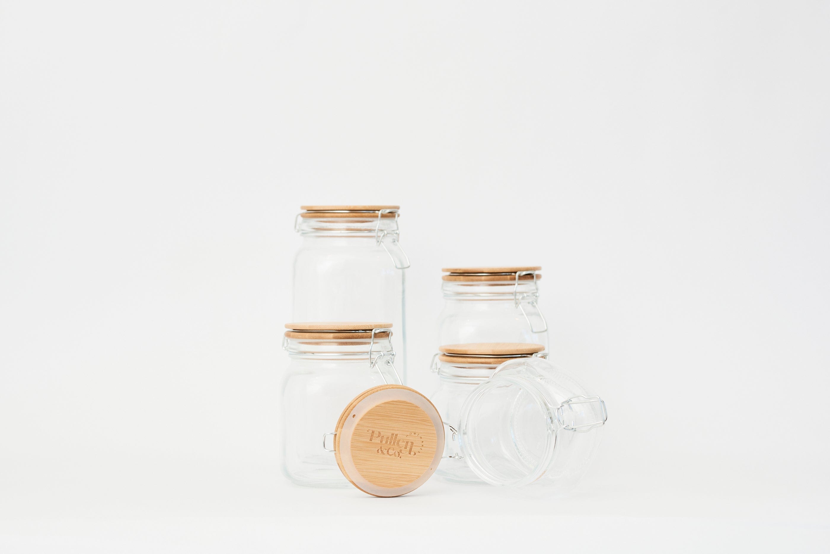 Pullen and Co Glass Clip Jars (7592085848235)